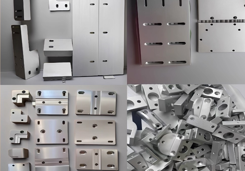 Металлические детали, обработанные на станках с ЧПУ